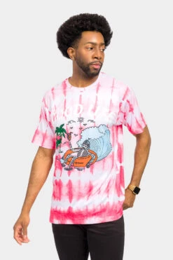 Skeleton Party Tie Dye T-Shirt -Victorious TS7437 MAL 1