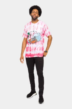 Skeleton Party Tie Dye T-Shirt -Victorious TS7437 MAL 5