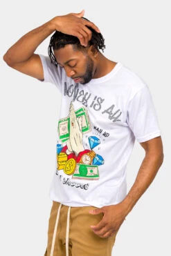 Money Is All T-Shirt -Victorious TS7446 WHT 2