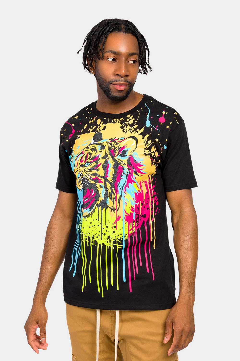 Sparkle Splashed Tiger T-Shirt 1 Sparkle Splashed Tiger T-Shirt