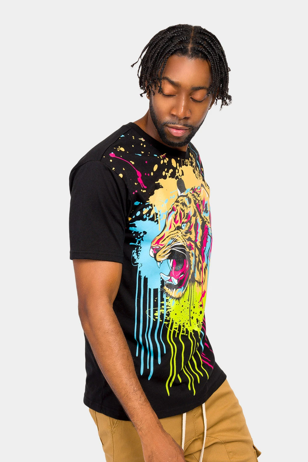 Sparkle Splashed Tiger T-Shirt 4 Sparkle Splashed Tiger T-Shirt - Image 4