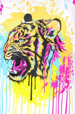 Sparkle Splashed Tiger T-Shirt 23 Sparkle Splashed Tiger T-Shirt -Victorious TS7448 WHT 6