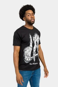 LA Bones T-Shirt -Victorious TS7450 BLK 4