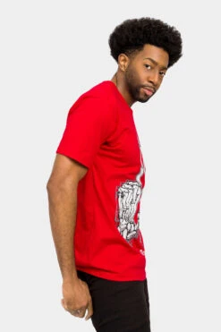 LA Bones T-Shirt -Victorious TS7450 RED 4