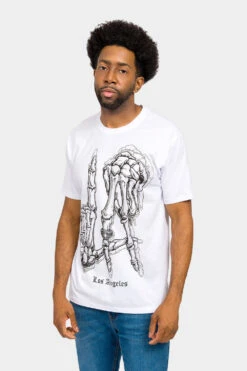 LA Bones T-Shirt -Victorious TS7450 WHT 1