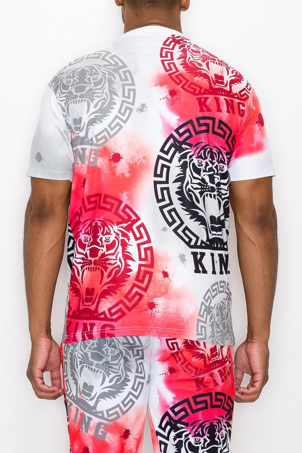 Tie Dye King Tiger T-Shirt 2 Tie Dye King Tiger T-Shirt - Image 2