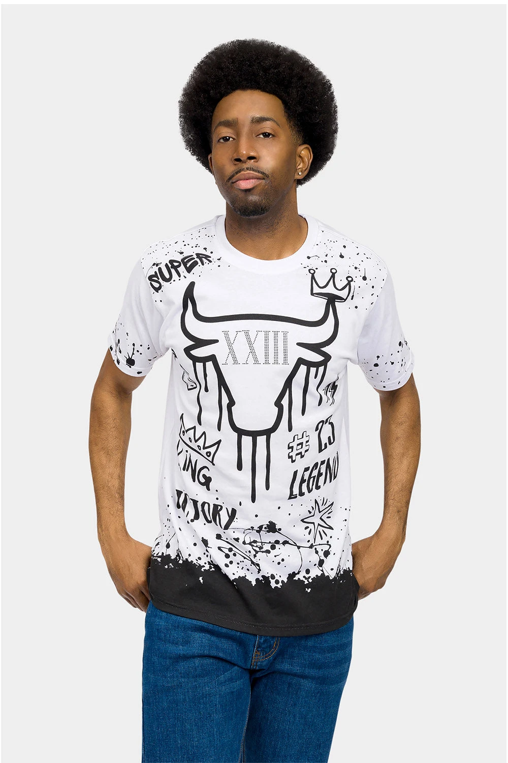 Number 23 Legend Graffiti T-Shirt 11 Number 23 Legend Graffiti T-Shirt - Image 11