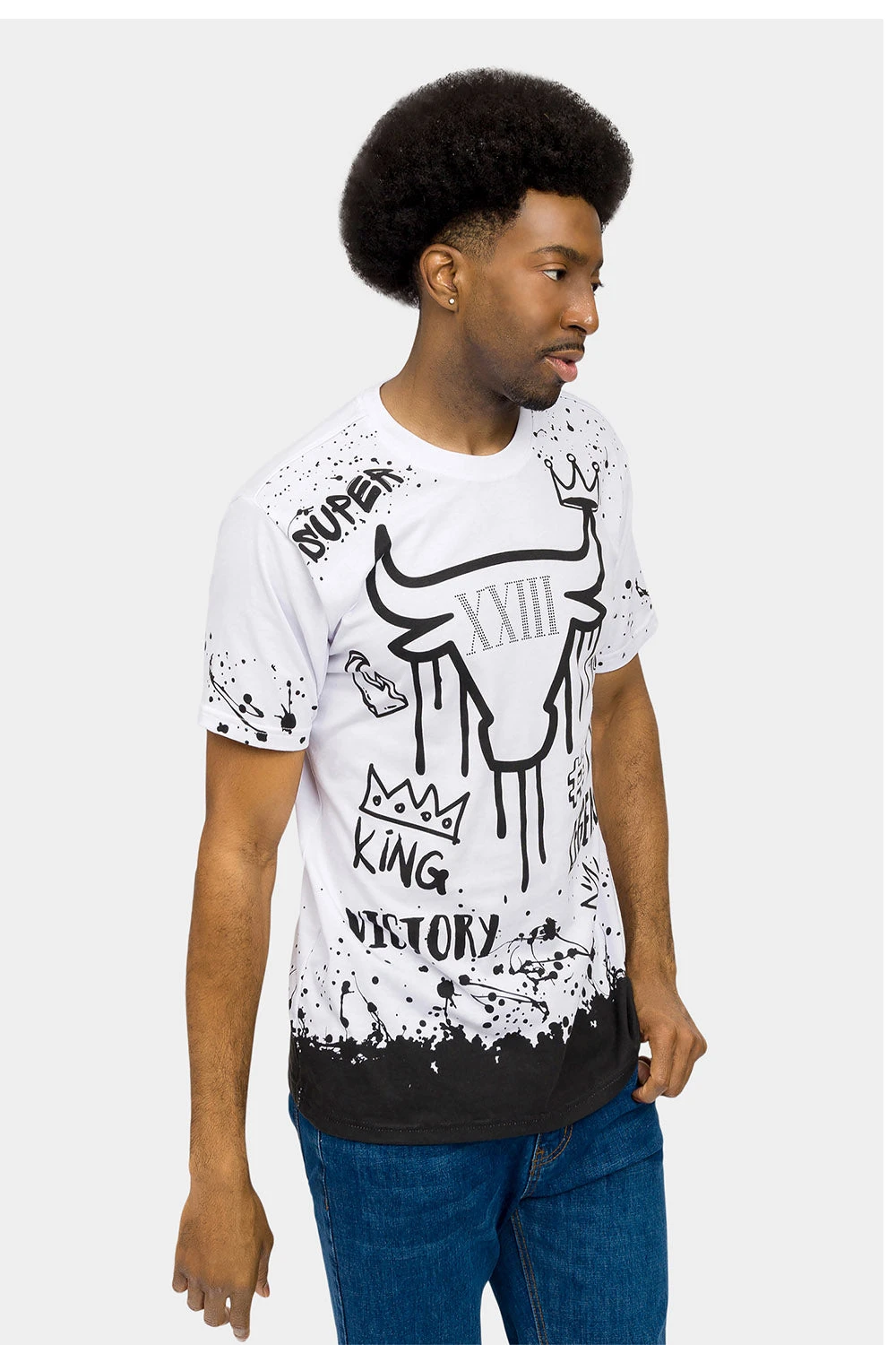 Number 23 Legend Graffiti T-Shirt 14 Number 23 Legend Graffiti T-Shirt - Image 14