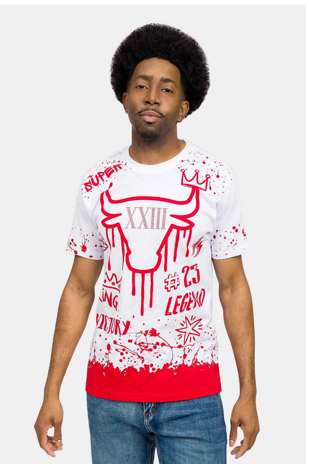 Number 23 Legend Graffiti T-Shirt 6 Number 23 Legend Graffiti T-Shirt - Image 6