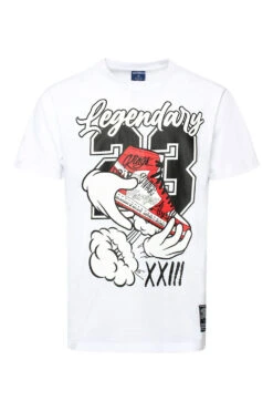 Men's Legendary Shoes Graphic T-Shirts 20 Men's Legendary Shoes Graphic T-Shirts -Victorious TS7504 WHT 1