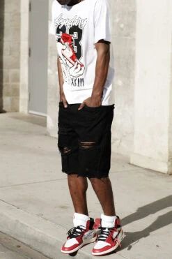 Men's Legendary Shoes Graphic T-Shirts 22 Men's Legendary Shoes Graphic T-Shirts -Victorious TS7504 WHT 4