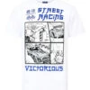 Men's Rubber Print Street Racing Graphic T-Shirt