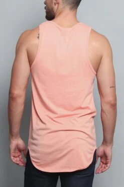Basic Long Length Curved Hem Tank Top (New 2018 Colorways) -Victorious TT47 CRL 3