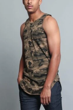 Basic Long Length Curved Hem Tank Top (New 2018 Colorways) -Victorious TT47 NOC 2