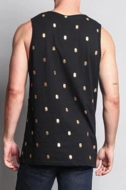 Chrome Money Tank Top -Victorious TT56 BLK 3