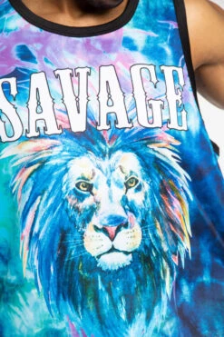 Tie Dye Savage Tank Top -Victorious TT79 TOP 6