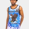 Fearless Eagle Tie Dye Tank Top