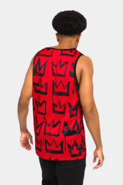 Crowned King Tank Top 23 Crowned King Tank Top -Victorious TT97 RED 3