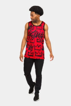 Crowned King Tank Top 25 Crowned King Tank Top -Victorious TT97 RED 5