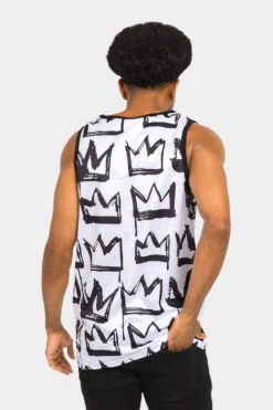 Crowned King Tank Top 27 Crowned King Tank Top -Victorious TT97 WHT 3