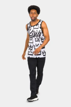 Crowned King Tank Top 29 Crowned King Tank Top -Victorious TT97 WHT 5