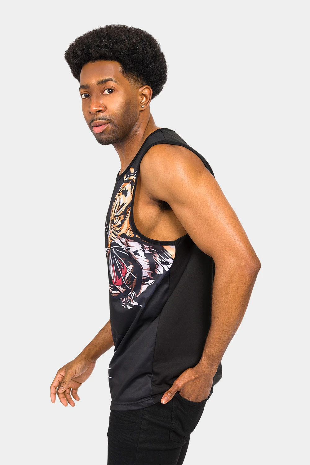 Fierce Tiger Tank Top 2 Fierce Tiger Tank Top - Image 2