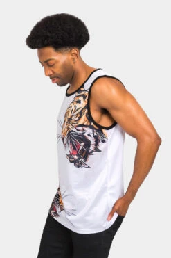 Fierce Tiger Tank Top 16 Fierce Tiger Tank Top -Victorious TT98 WHT 2