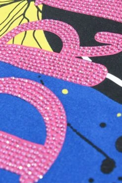 Men's Drippin Rhinestones Skull Butterflies Graphic T-Shirt -Victorious Untitled 1 0007 TS7489 RBL 3