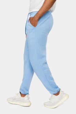 Essential Solid Medium Weight Fleece Sweatpants -Victorious VS2021 SKY 2