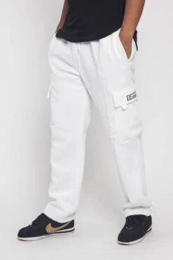 Victorious Men's Solid Fleece Heavyweight Cargo Sweat Pants 27 Victorious Men's Solid Fleece Heavyweight Cargo Sweat Pants -Victorious VS77 OFF 2