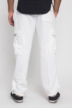 Victorious Men's Solid Fleece Heavyweight Cargo Sweat Pants 28 Victorious Men's Solid Fleece Heavyweight Cargo Sweat Pants -Victorious VS77 OFF 3