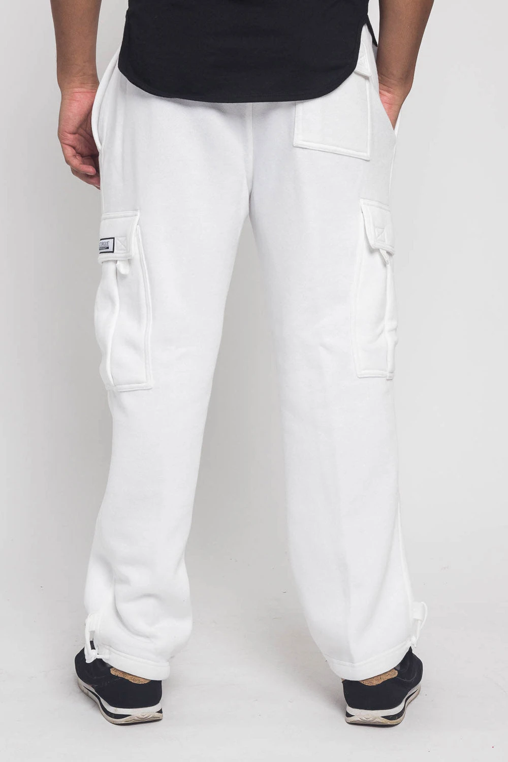 Victorious Men's Solid Fleece Heavyweight Cargo Sweat Pants 9 Victorious Men's Solid Fleece Heavyweight Cargo Sweat Pants - Image 9