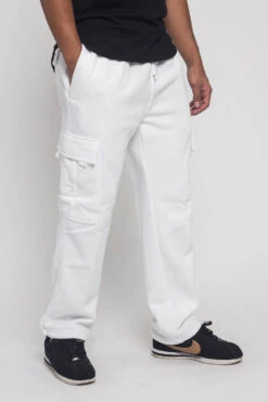 Victorious Men's Solid Fleece Heavyweight Cargo Sweat Pants 29 Victorious Men's Solid Fleece Heavyweight Cargo Sweat Pants -Victorious VS77 OFF 4