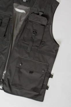 Utility Buckled Pocket Vest 18 Utility Buckled Pocket Vest -Victorious VT002 BLK 6