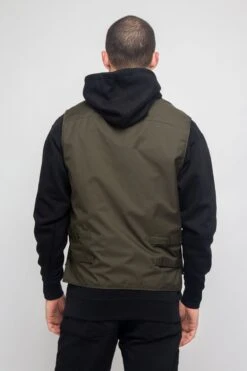 Utility Buckled Pocket Vest 20 Utility Buckled Pocket Vest -Victorious VT002 OLV 3