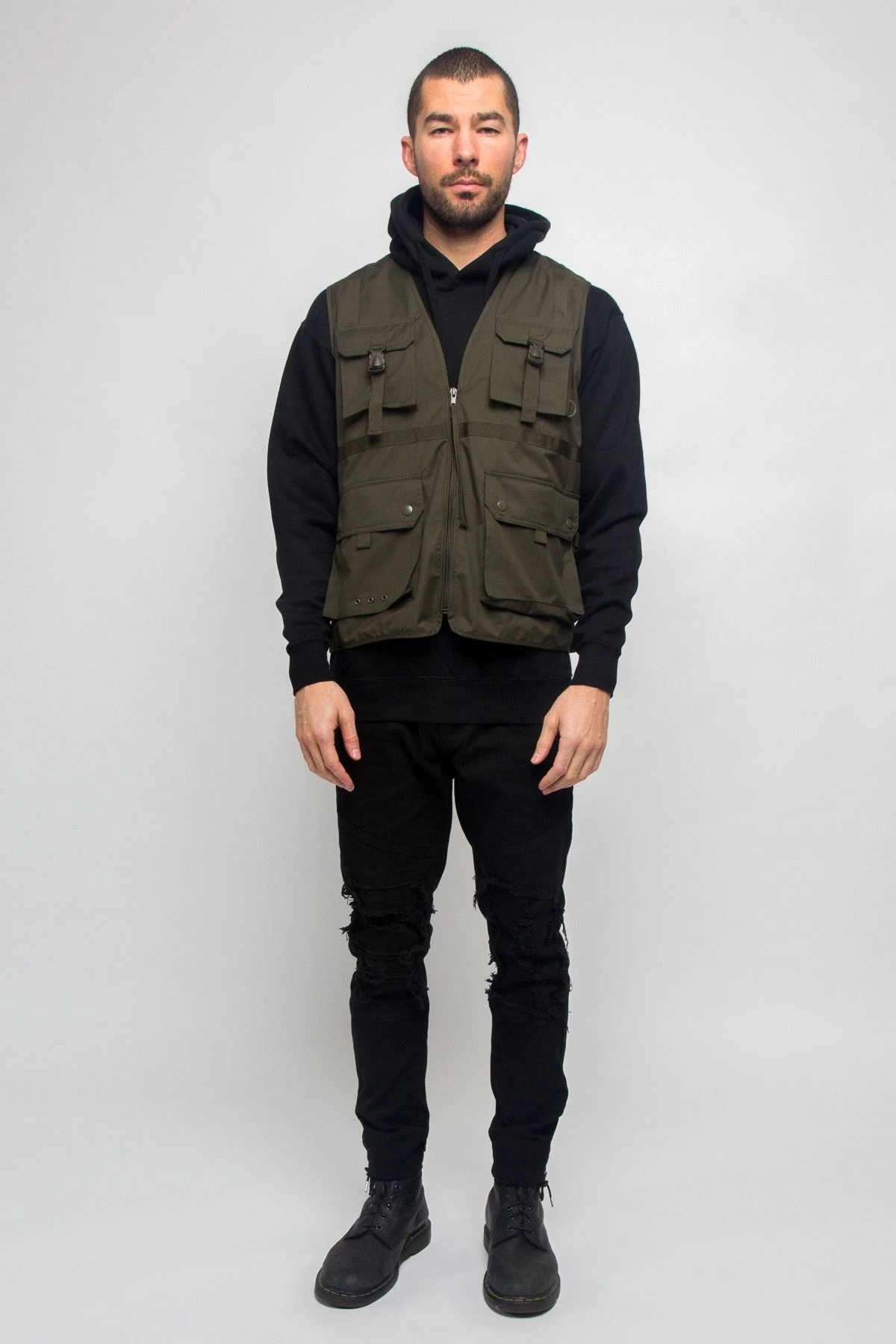 Utility Buckled Pocket Vest 11 Utility Buckled Pocket Vest - Image 11